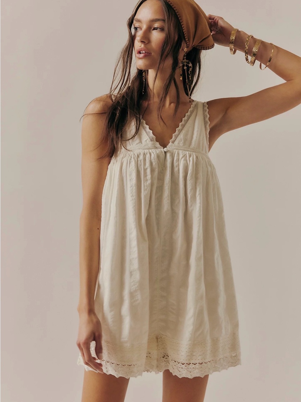 Free People Easton Romper Size L